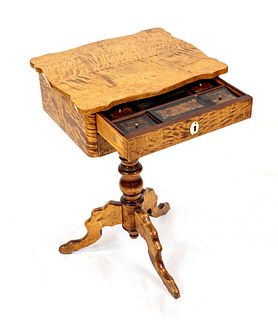 Handmade/sewing table, c. 1870,