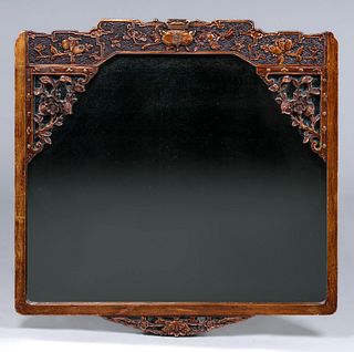 Vintage Chinoiserie Decorative Mirror c1920s