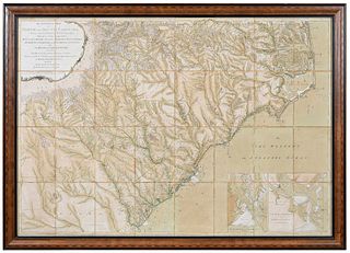 Henry Mouzon - Map of North and South Carolina