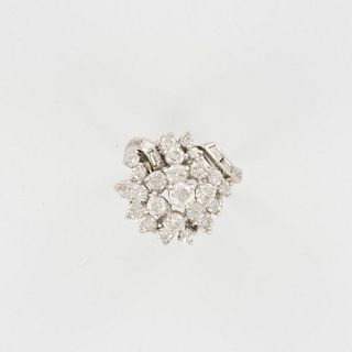 Harold Freeman EREV Diamond 14K White Gold Ring