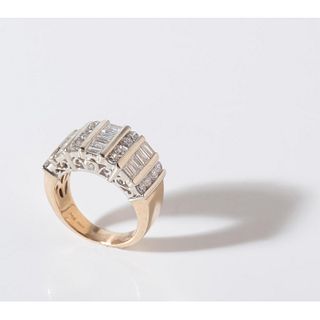 14k Rose Gold Diamond Ring, 2.98TWT
