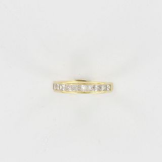 Designer Diamond 18K Yellow Gold Ring