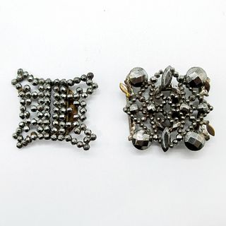 2 Assorted Metal Decorative Clasps