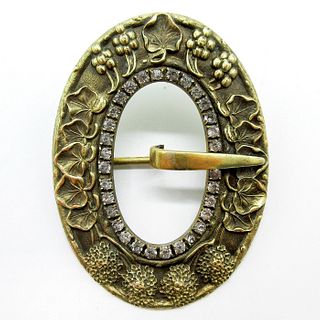 Brass Decorative Sash Pin Belt Buckle