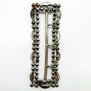 Metal Decorative Beaded Sash Pin Belt Buckle
