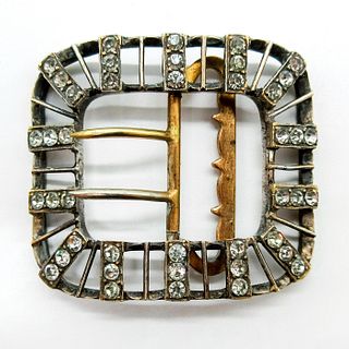 Sterling Decorative Sash Pin Belt Buckle