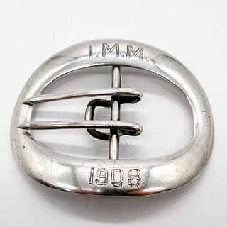 WM.B. Kerr & Co. Sterling Silver Sash Pin Belt Buckle