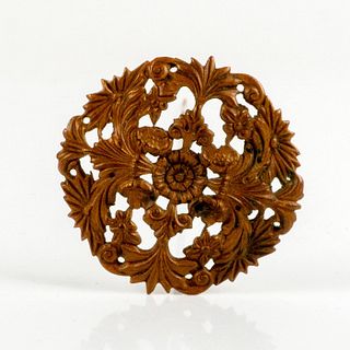Vintage Bronze and Metal Alloy Hat Pin, Floral