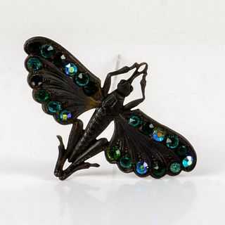 Vintage Bronze Hat Pin, Dragonfly