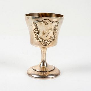 Antique English Sampson Mordan Sterling Silver Shot Glass