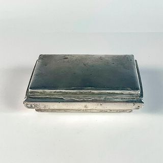 Antique Silver Plated Tobacco Box