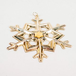 Gorham Sterling Silver 1989 Christmas Ornament, Snowflake