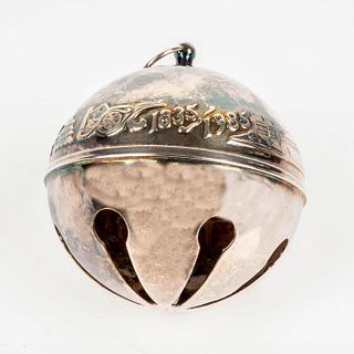 Wallace Silver Christmas Ornament, Sleigh Bell