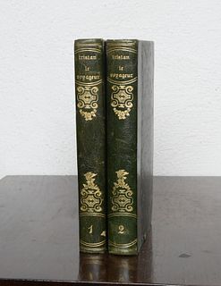 Book, Tristan Le Voyageur, Two Volumes