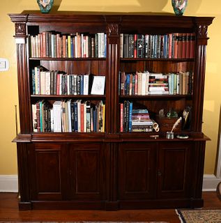 Neoclassical Style Mahogany Bookcase