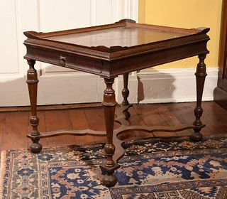 William and Mary Style Walnut Low Table