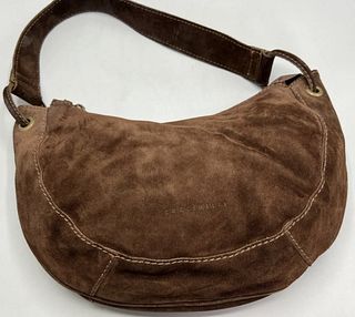 "Vintage authentic Brown suede leather COCCINELLE
