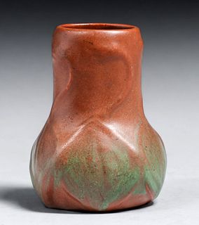 Van Briggle Mountain Crag Green Vase c1920s