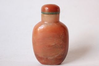Chinese Stone Carved Snuff Bottle