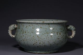 Chinese Glazed Porcelain Censer