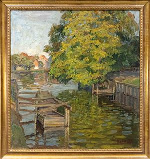 Margarete von Zawadzky (1889-1964), Polish-born Berlin landscape and still life painter, studied with K. Wendel and A. LÃ¶wenstein at the Berlin Acade