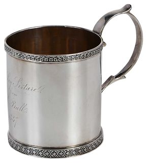 New York Coin Silver Mug, Marquand & Co.