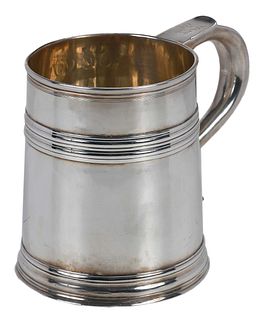 Queen Anne English Silver Mug