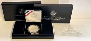 2000-P United States Liberty Of Congress Commemorative Proof Silver Dollar