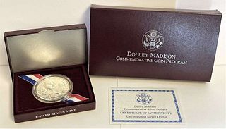 1999-P Dolley Madison Commemorative Silver Dollar