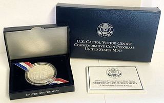 2001-P United States Capitol Visitor Center Commemorative Silver Dollar