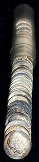 Roll (50-coins) Rainbow 1964-D Original Mint Condition 90% Silver 10c