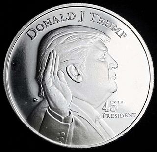 Donald J. Trump "The White House" .999 Silver 1 ozt