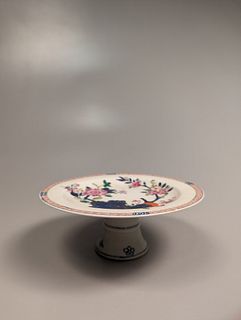 Chinese Imari Porcelain Stem Dish