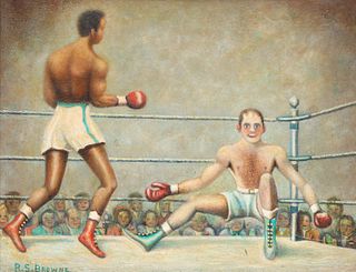R.S. Browne, Boxing Match