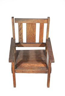 Antique Craftsman Child's Chair