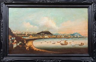 VIEW OF MACAO FROM THE SOUTH OIL PAINTING