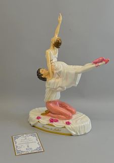 Royal Doulton limited edition figure of 'Romeo and Juliet' HN4057, modelled by Douglas Tootle. Accompanied with certification
