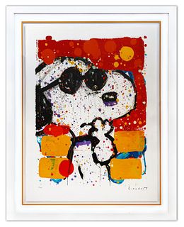 Tom Everhart- Hand Pulled Original Lithograph "Cool & Intelligent"