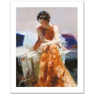 Pino (1939-2010) "Solace" Limited Edition Giclee. Numbered and Hand Signed; Certificate of Authenticity.