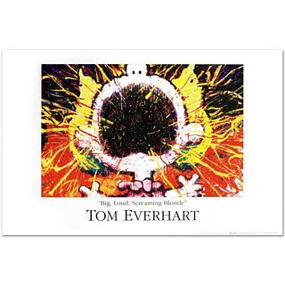 Big Loud Screaming Blonde Fine Art Poster by Renowned Charles Schulz Protege Tom Everhart.