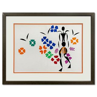 Pierre Henri Matisse (1869-1954), Framed Lithograph with Letter of Authenticity.