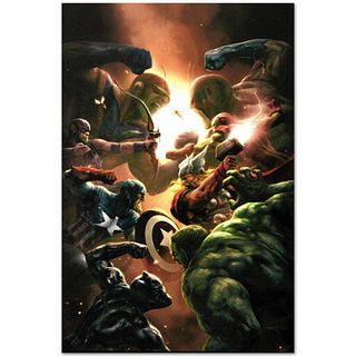 Marvel Comics "New Avengers #43" Numbered Limited Edition Giclee on Canvas by Aleksi Briclot with COA.
