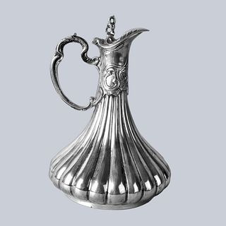 Vintage Turkish 900 Silver Ewer