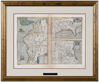 Abraham Ortelius - 16th Century Map of Florida and Central America