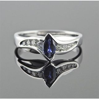Kallati Gold Diamond Sapphire Ring