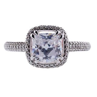 Sylvie 18k Gold Diamond Engagement Ring Setting