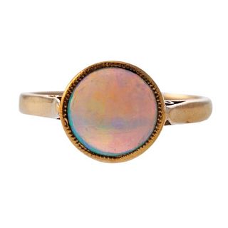 Antique 18k Gold Opal Ring