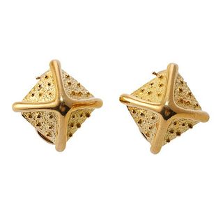 Tiffany &amp; Co Schlumberger 18k Gold  Earrings