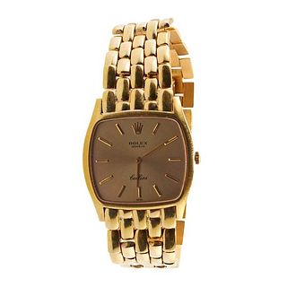 Rolex Cellini 1970s 18k Gold Watch 3805