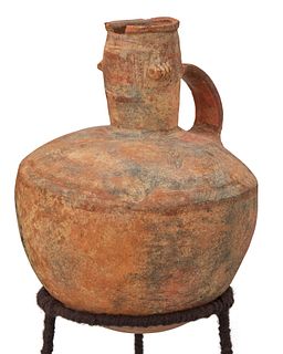 A Capuli ceramic handled vessel